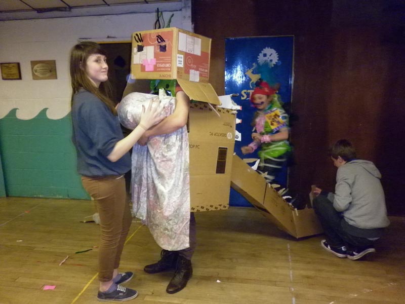 Juggling + Binbag Dinosaurs